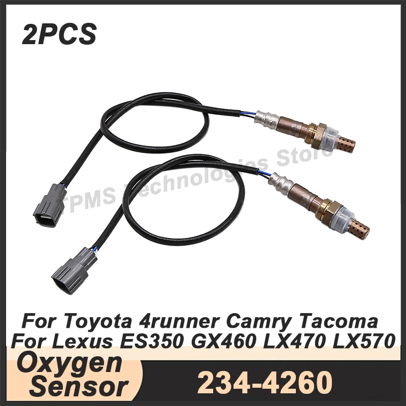 

2PCS 234-4260 Downstream Lambda Oxygen Sensor For LEXUS ES350 GX LX TOYOTA 4runner Camry Land Cruiser Tacoma Tundra