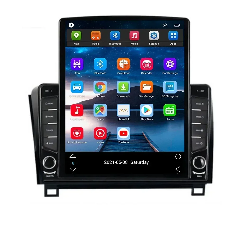 Per Tesla Stile 2Din Android13 Autoradio Per Toyota Tundra Sequoia 2 2007-2035 Lettore Video Multimediale GPS Stereo Carplay DSP