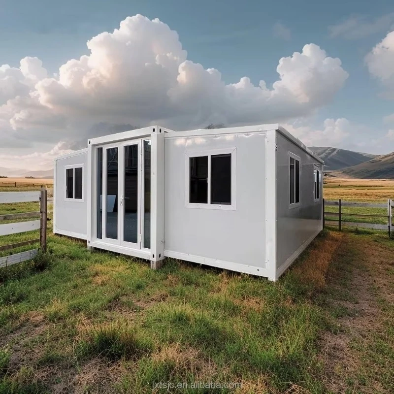 Casa mobile 2 camere da letto espandibile 20 piedi/40 piedi Casa contenitore pieghevole Spedizione Villa vivente in Australia Pannello sandwich realizzato