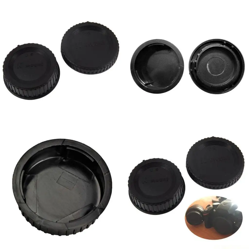 

E56B Rear Lens Cap Cover Camera Front Body Cap For DSLR AI Replace BF-1B LF-4