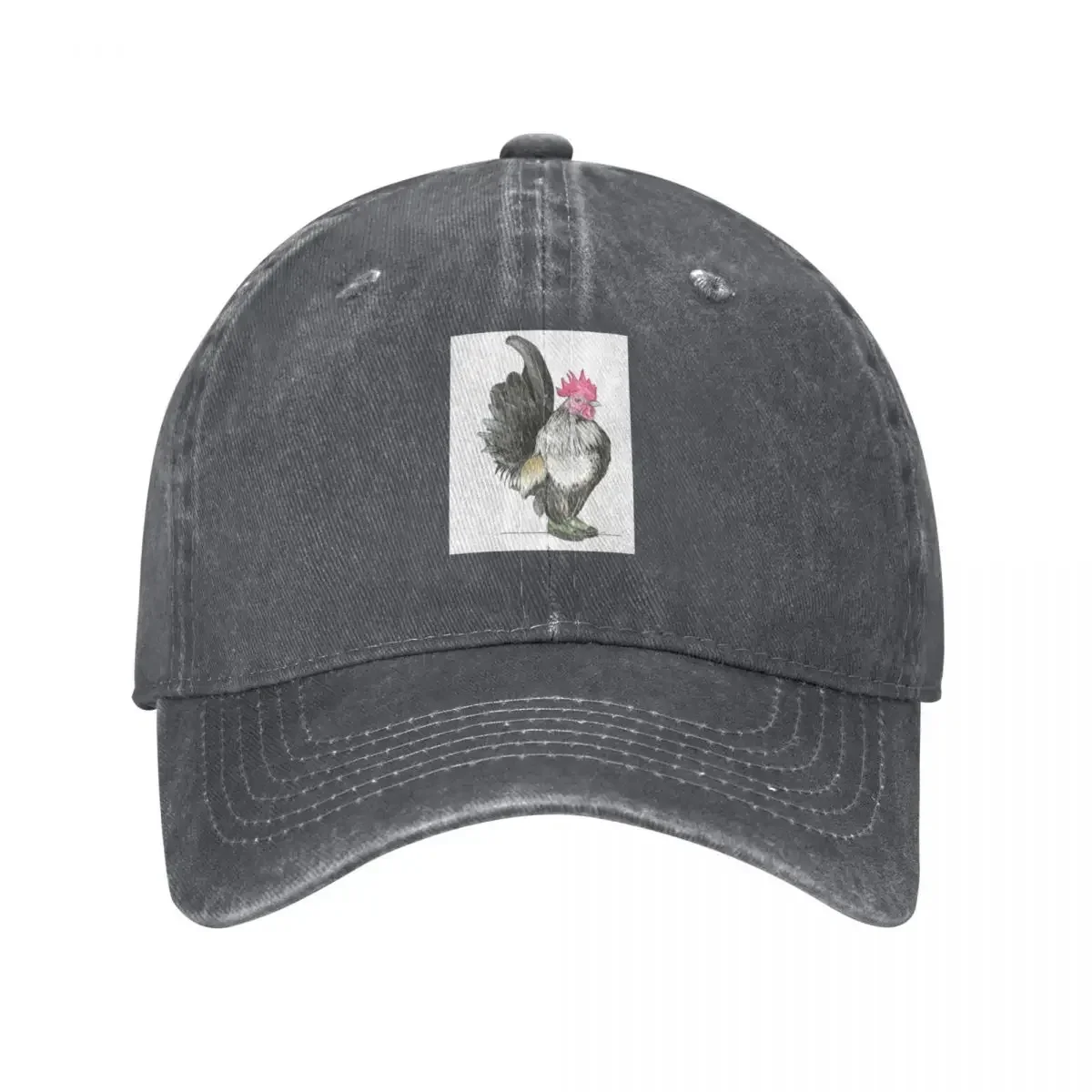 Serama Rooster in Malaysian Jungle Boots Baseball Cap Fashion Beach Sun Hat For Children sun caps Golf Wear Men Women's