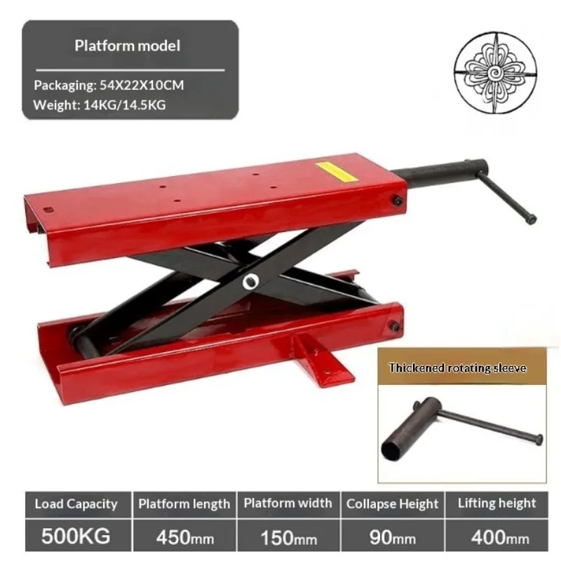 Herramienta de rescate, gato Jockey hidráulico pequeño, elevador neumático, portátil, garaje de coche, emergencia, resistente, liberación rápida de 2 toneladas, perfil bajo