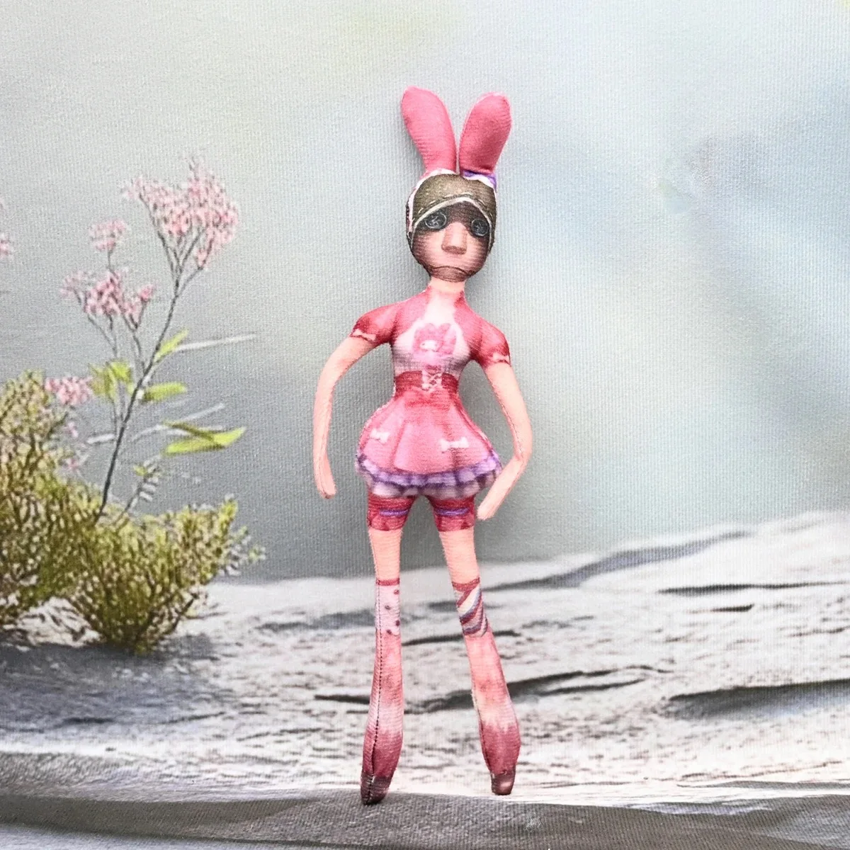 다섯 번째 캐릭터 코스프레 용병 치어리더 엠발머 추상 피규어 손발 와이어 스켈레톤 포징 디자인