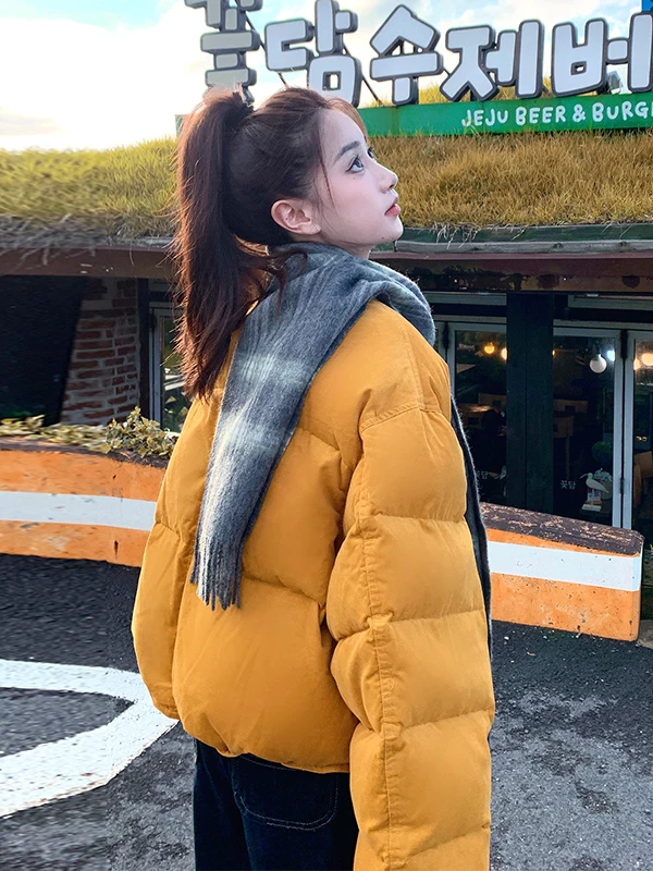 Manteau d'hiver pour femme en duvet de canard blanc 90% - Style coréen - Coupe ample - Écologique - Nouveau - Chaud