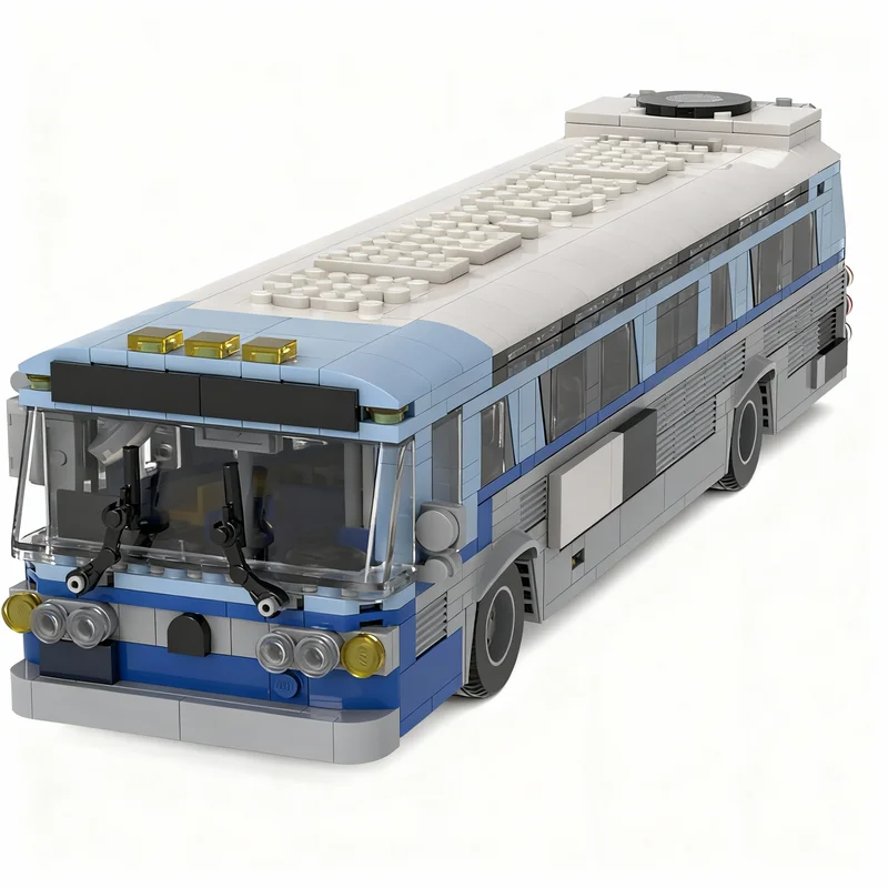 

NEW 1063PCS MOC City Champions Super Car General Bus Model Technology DIY Assembly Building Blocks Display Birthday Gift Home