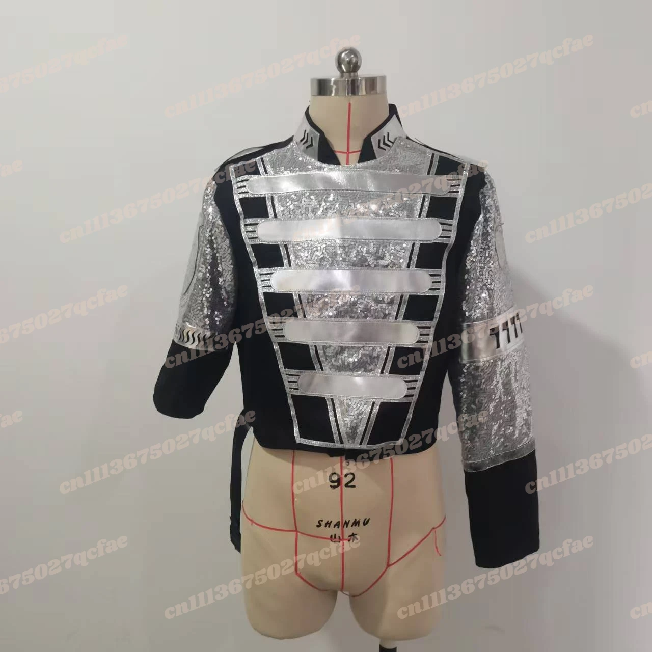Jacket For Michael Jackson Impersonator Halloween Party Male Top Coat Costumes Jacket for Thriller Cos