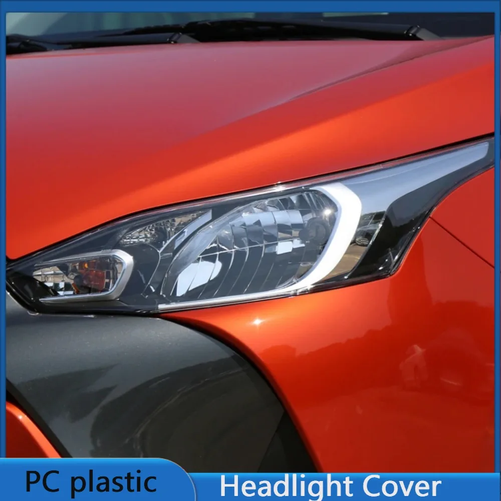 

For Toyota Yaris 2016 2017 2018 2019 Year Front Headlight Cover Transparent Lampshade Headlamp Lens Shell Body Kit Accessories
