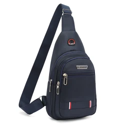 OutDoor Travel Fashion Mens CrossBorder Small Chest Polyester Shoulder Bag Trend Leisure.