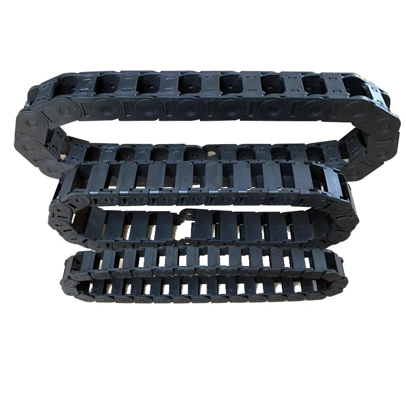 L1000mm Cable Drag Chain Wire Carrier with End Connectors 7-15mm 10*10mm 10*20mm 15*30mm DIY CNC Router