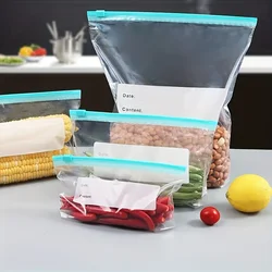 Premium Ziplock Sealed Bags - Durable Airtight Storage for Fridge & Kitchen - Secure Zipper Lock, Multi-Purpose Sub-Packaging