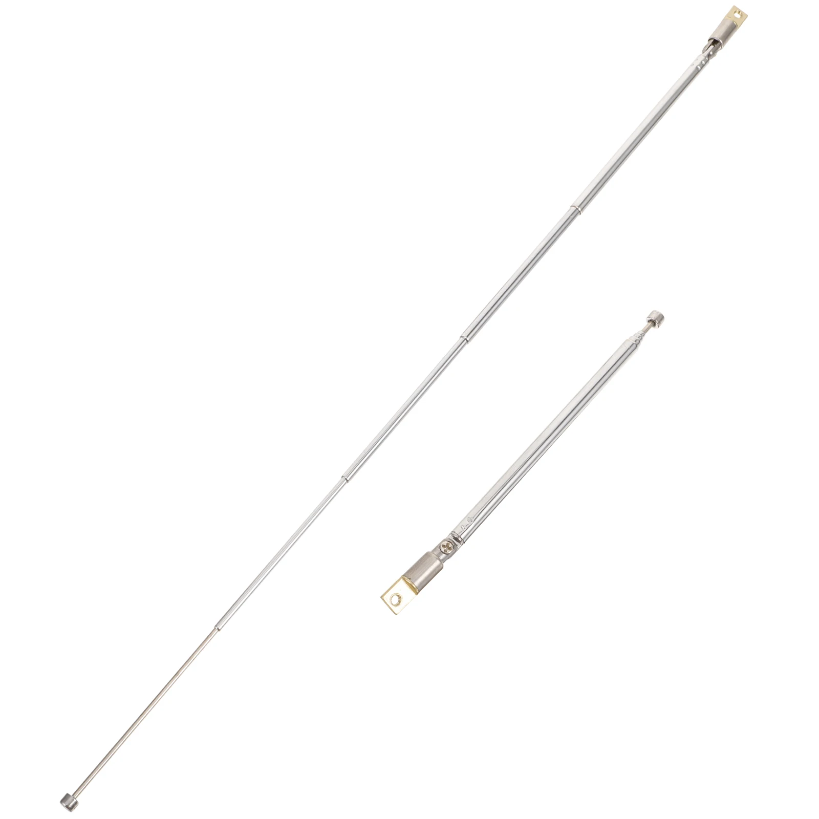 

2pcs Telescopic Antenna Accessories Material Adjustable Length Replacement For Car