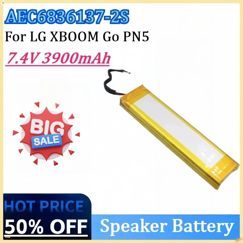 

AEC6836137-2S 6836136 7.4V 3900mAh Speaker Battery High Quality Rechargeable Battery for LG XBOOM Go PN5