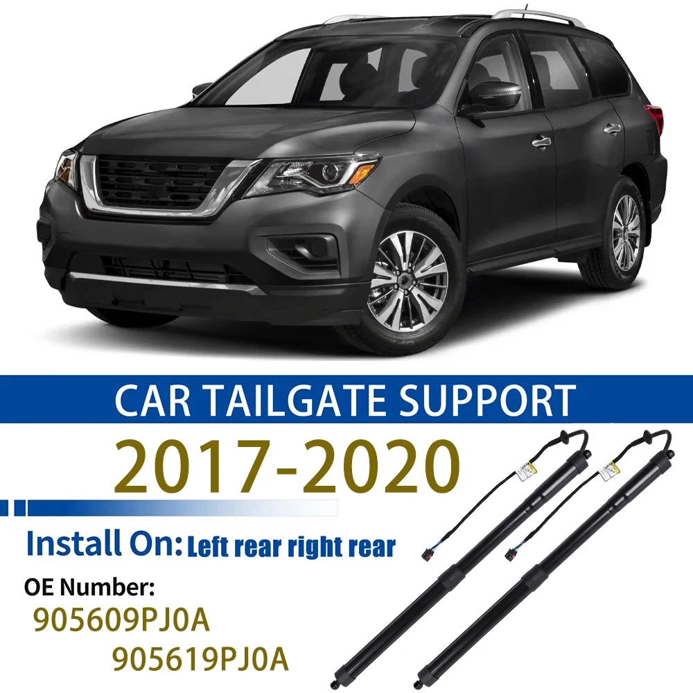 

Для 2017-2020 R52 Nissan Pathfinder опорный стержень задней двери задняя дверь стойки электрические опорные стойки 905609PJ0A 905619PJ0A