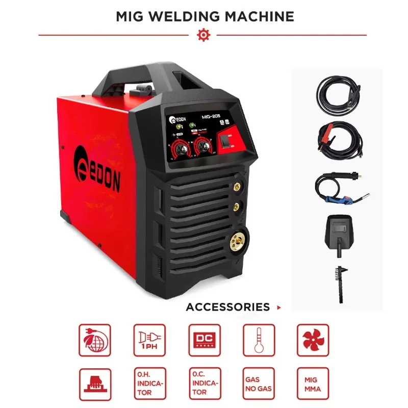 エキスパート MIG 205 IGBT インバーター MIG 溶接機 CO2 ガス MIG 溶接機
