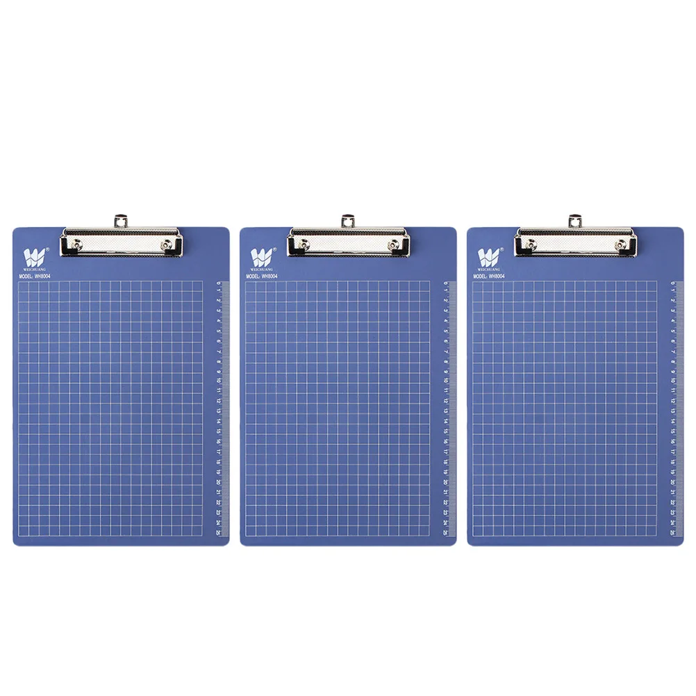 

3pcs Paper Clipboard Writing Pad Holder Lightweight A6 Size Smooth Surface Plastic Material Great for Office School Use Profile