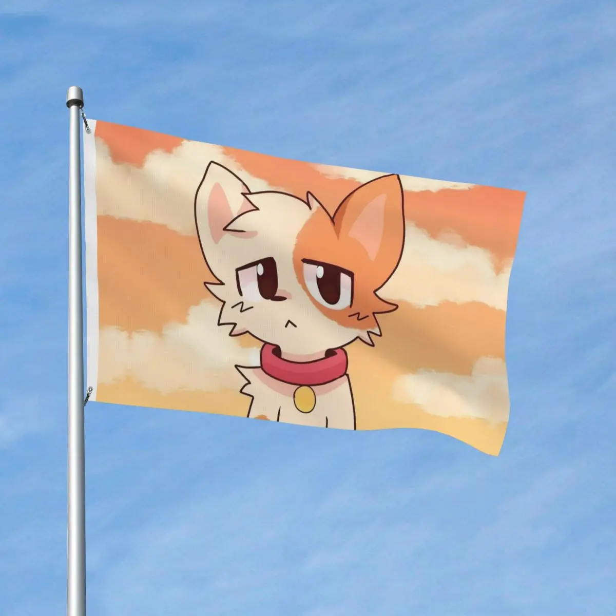 Boykisser Silly Cat Flag Indoor Outdoor Banner 2 Grommets Cartoon Decoration Double Sided 60x90 90x150cm Flags