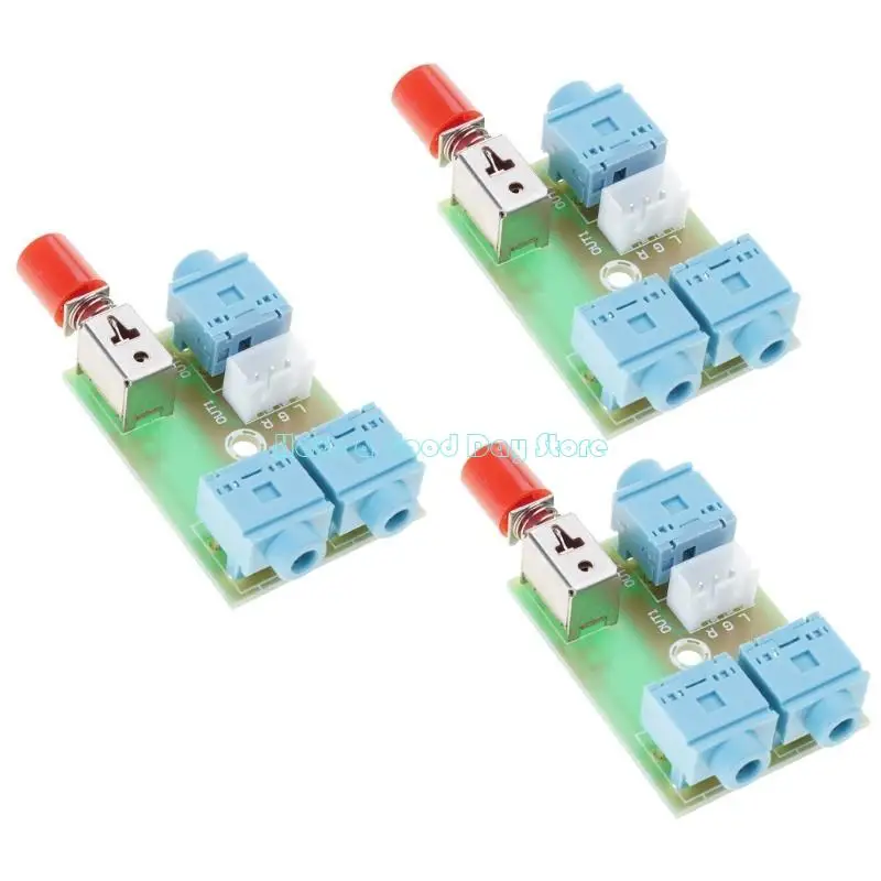 462D 3.5mm Selectors Switches Board Supporting A/B Output Toggle Function