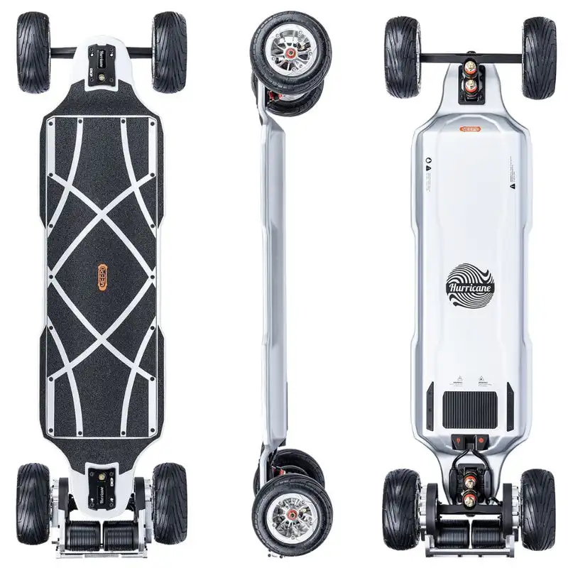 

Meepo Vader Hurricane Carbon-Limited 7000W Electric skateboard, 52kph 31mi, GearDrive 3K Carbon Deck, 2.8h Charge Pro Off-Road