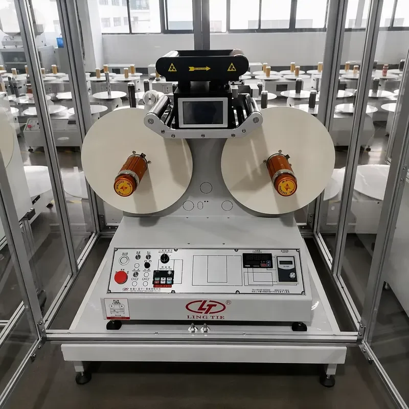 New customizable automatic length counting rewinder EPC system for paper label tape production, Lingtie brand model
