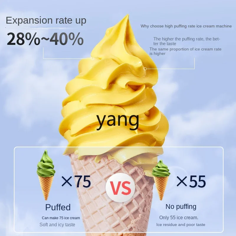 آلة الآيس كريم CX التجارية الأوتوماتيكية آلة الآيس كريم المخروطية العمودية معدات كشك