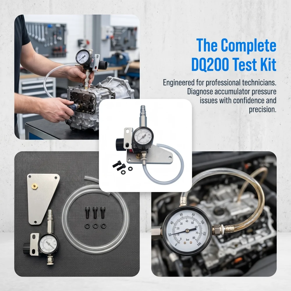 GUIGONG 0AM DQ200 DSG Dual Clutch Transmission Cylinder Pressure Test Tool For AUDI VW  Seat Skoda