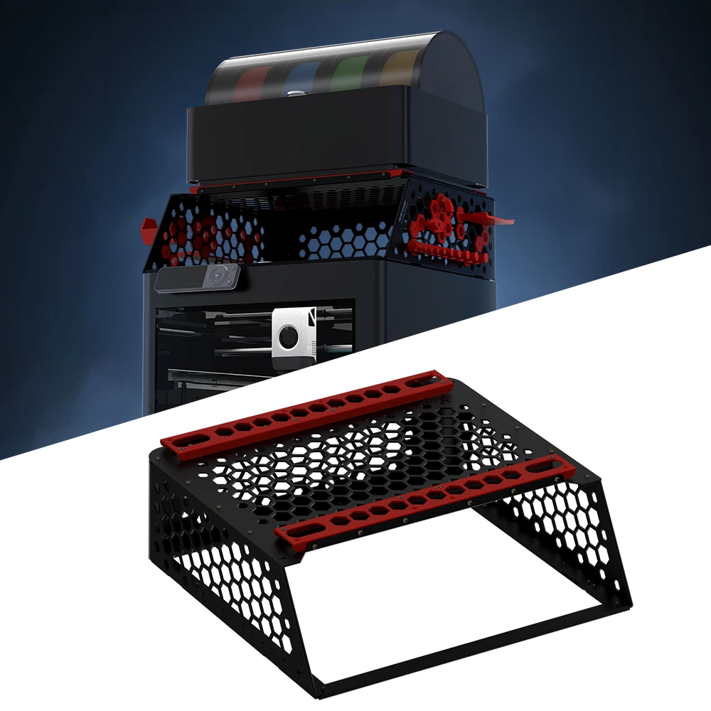 BIGTREETECH Panda Perch Holds Two AMS Units Durable Storage Rack Expansion Boxes for Bambulab P1 X1 3D Printer Accessories - Image 2