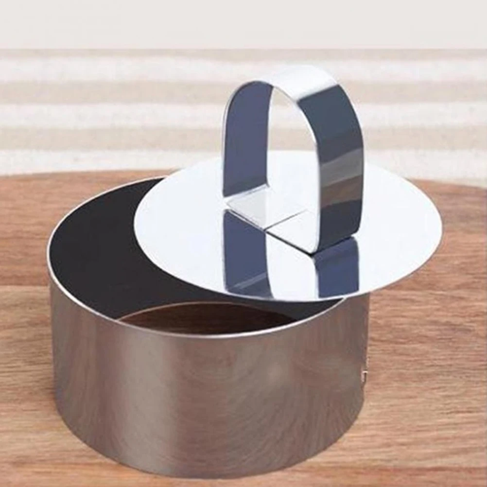 

6pcs Stainless Steel Molds Round Biscuit Moulds Cake Cookie Cutter Sushi Vegetable Fruit Shape Diy Baking Tools Easy