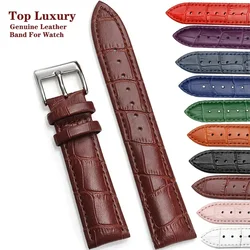 Universal Replacement Leather Watch Strap Leather Watchband for Men Women 12mm 14mm 16mm 18mm 19 20mm 21 22mm Watch Band correa