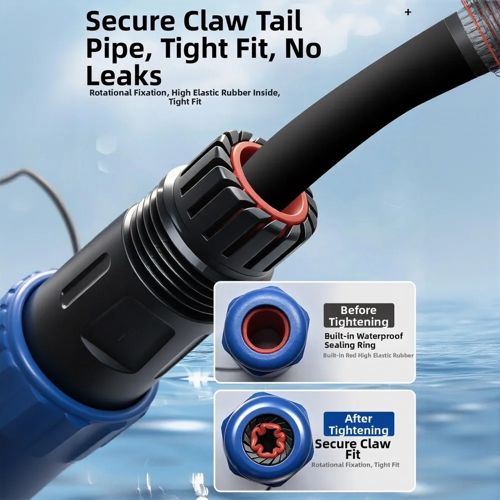 IP68 Rated LD20 Quick Connect Waterproof Socket for Security System Cabling 250V 25A ABS Material Male Female Pair