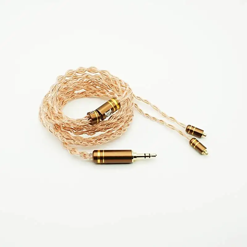 ISN Audio C4 4 Shares 63 Cores Single Crystal Copper HiFi Audiophile Earphone Replacement Cable IEM Upgrade Cable