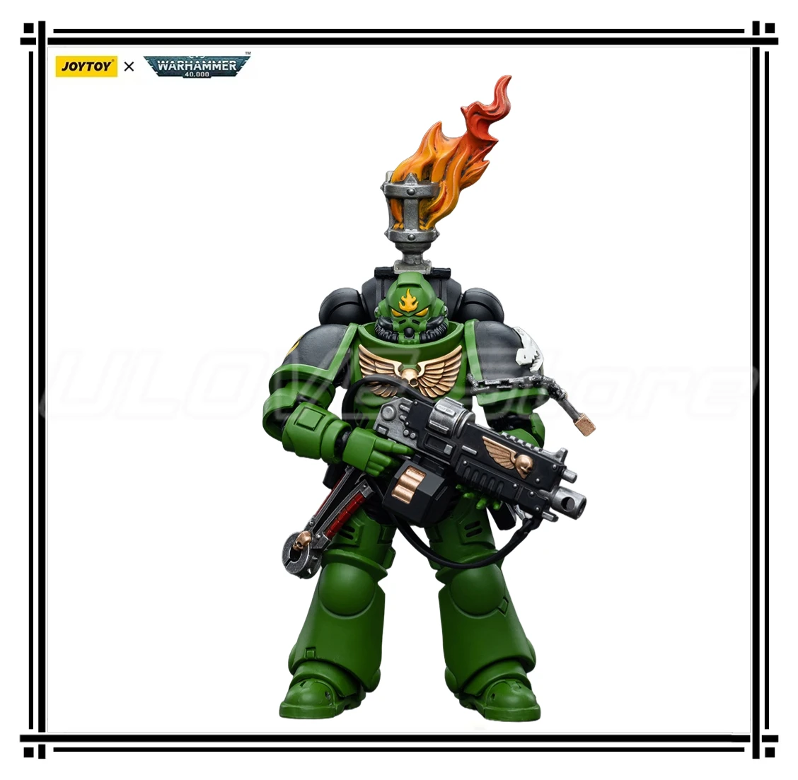 متوفر في المخزون الأصلي JOYTOY Warhammer 40K SalamandersIntercessorsSergeant Tsek'gan 1/18 عمل نموذج لجسم دمى هدايا #2