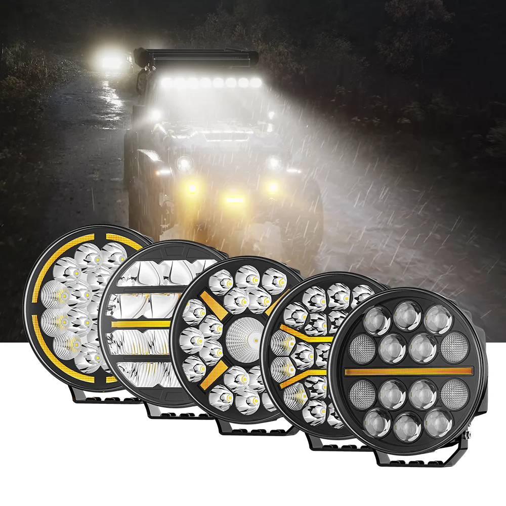 

9-дюймовый фонарь дальнего света, дневные ходовые огни, прожектор, рабочий фонарь, фонарь крыши европейского грузовика, передний фонарь бампера