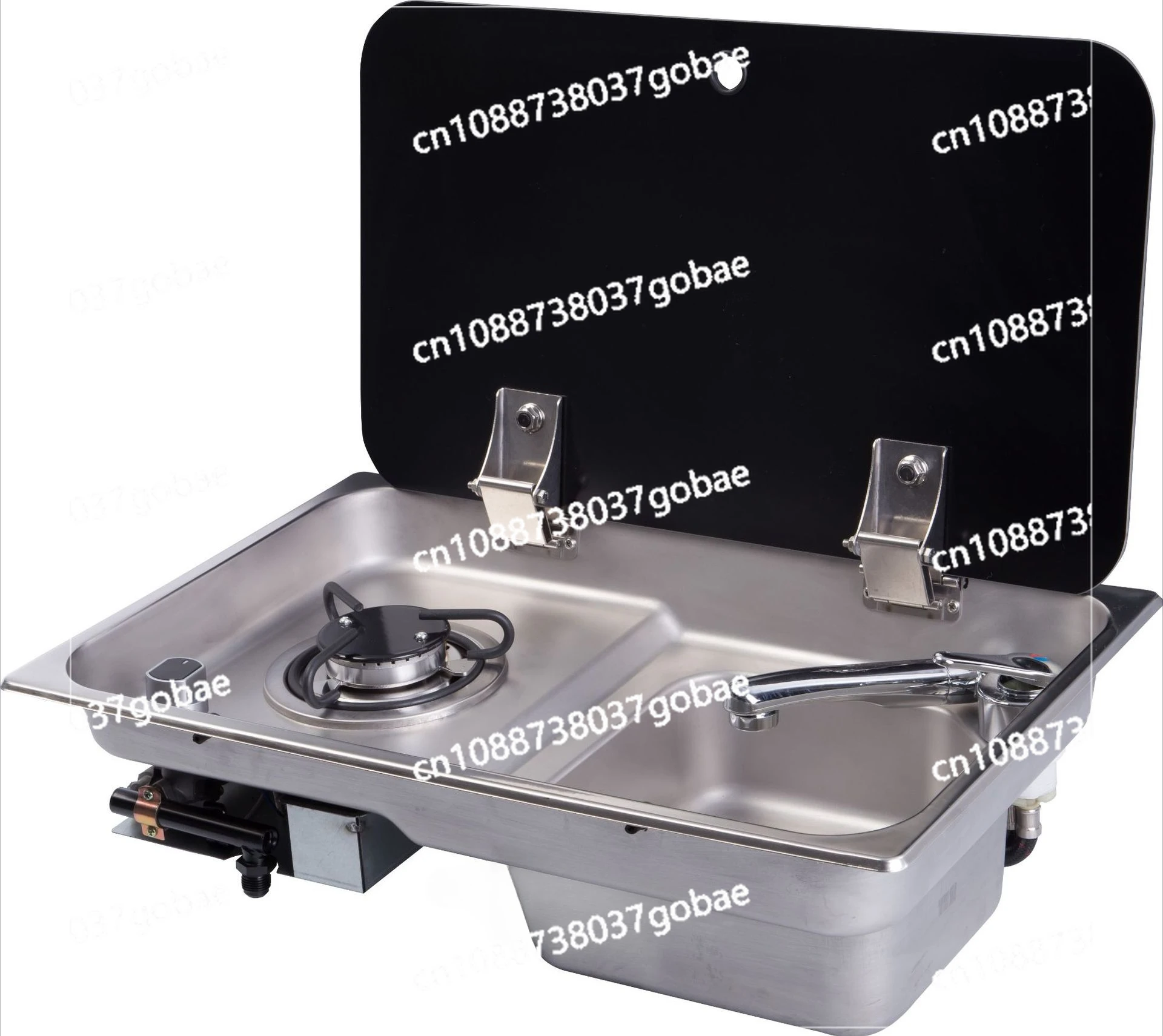RV gas stove accessories with glass cover GR-903