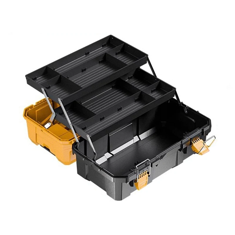 

Складной ящик для инструментов, ящик для хранения промышленных инструментов, многофункциональный ящик для инструментов большой емкости, многослойный органайзер для инструментов