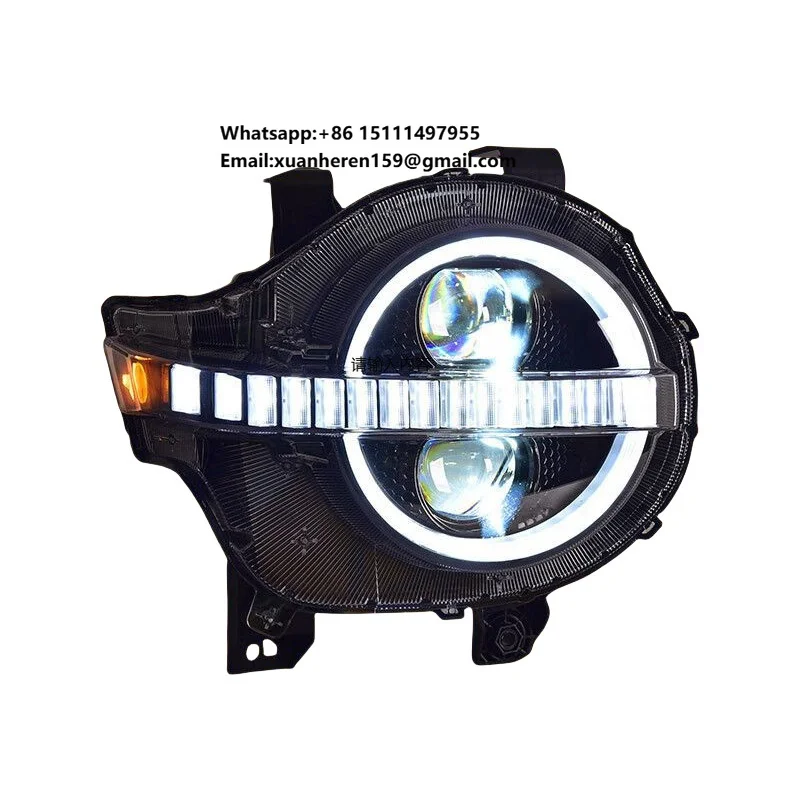 For Great Wall Tank 300 Lase Lens LED Headlight Assembly Modification Dynamic Daily Running Light Turn Signal Car Accessories