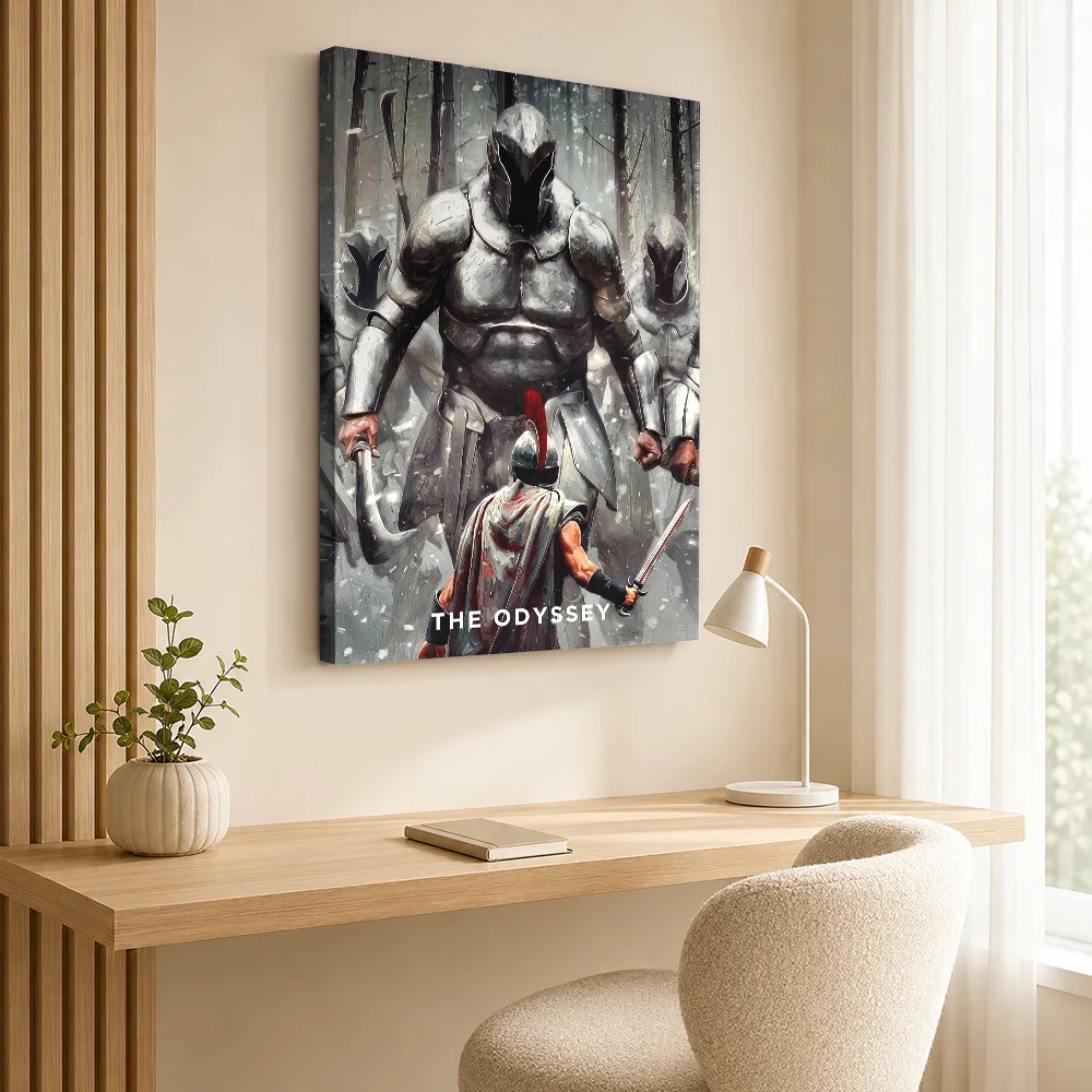 The Odyssey Epic Battle Canvas Painting Poster Customized Photo Spiritual Mythology Wall Art for Bedroom Study Room Decoration