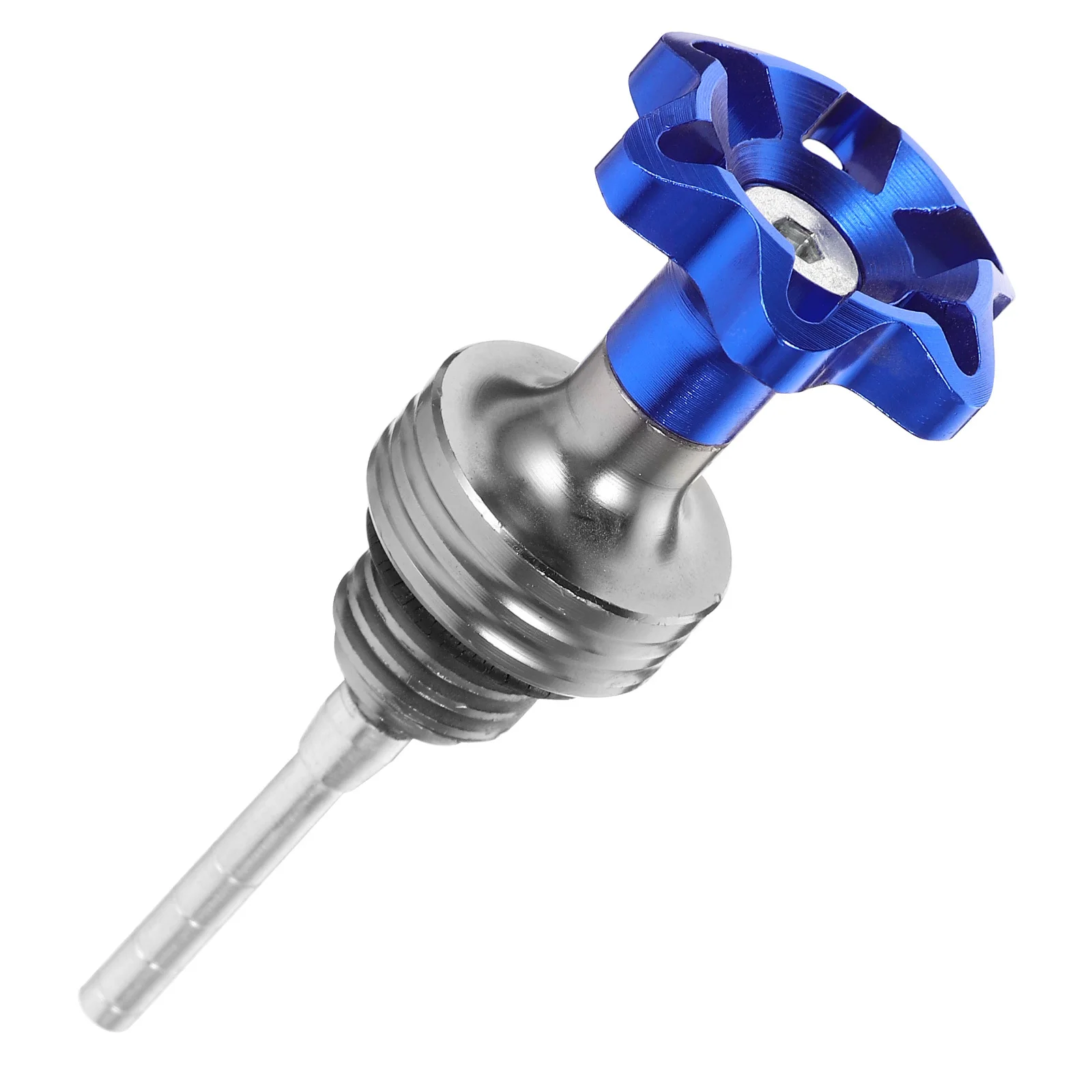 

Oil Tank Dipstick Aluminum Alloy Durable Motorcycle Engine Oil Level Gauge Easy Install Fuel Tank Measurement Replacement