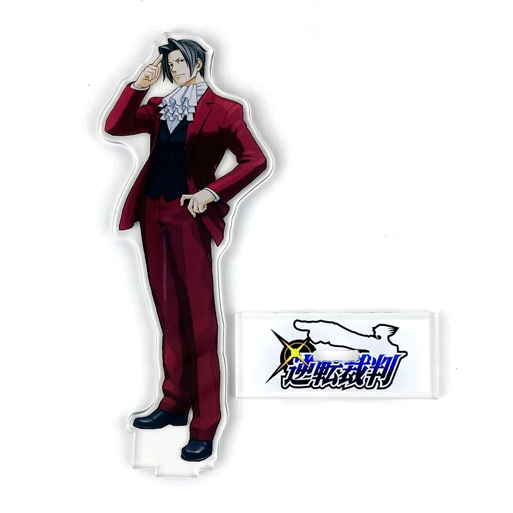 Gyakuten Saiban Phoenix Wright Miles Edgeworth acrylic standee figurines desk decoration cake topper