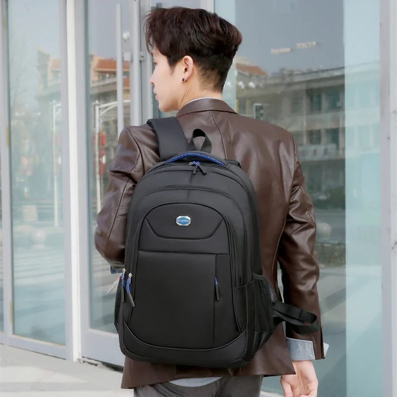 

Men Business Backpack Multifunctional Travel Bag Large Capacity School Backpack Simple Laptop Bookbag Sac a Dos Garcon College