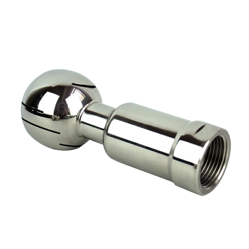 Stainless Steel 304 Food-grade Sanitary Rotary Inner Wire Inner Thread Spray  CIP Tank Cleaning Rotary Spray Ball  DN10-50