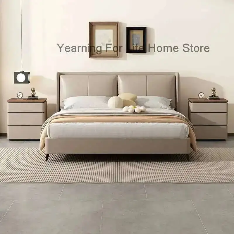 Drawers Luxury Minimalist With Bedside Table Italian Simple Style Nightstands Storage Design Mesita De Noche Bedroom Furniture