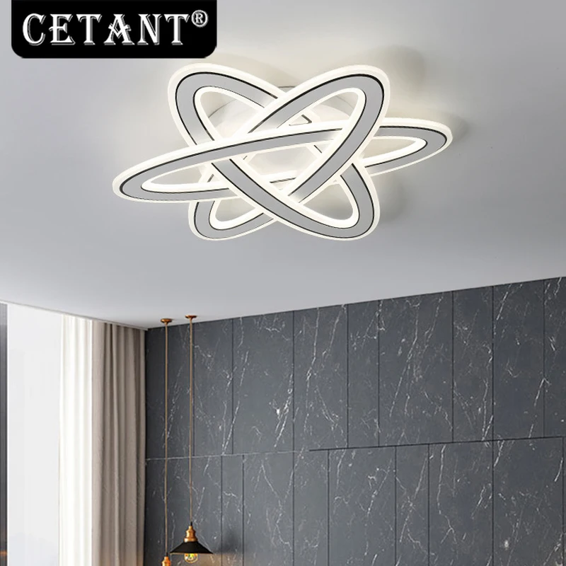 

Acrylic LED Ceiling Light Modern Home Decorative Lamp For Living Room Bedroom Restaurant Interior Creativity Lighting Chandelier