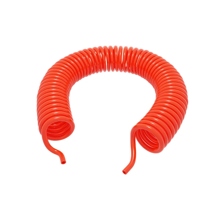 HEBAI 6/8/10/12mm PU Air Compressor Hose Tube Flexible Air Tool Pneumatic Polyurethane Spring Spiral Pipe