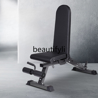 Gym, Household Multifunctional Dumbbell Stool Sit-up Plate Downward Recline Bench Stool Adjustable Fitness Chair