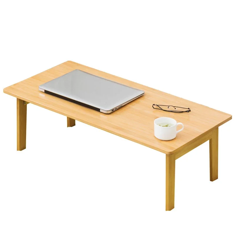 Foldable Laptop Desk Living Room Dining Apartment Tea Table Simple Modern Table Minimalist Baboo Coffee Table