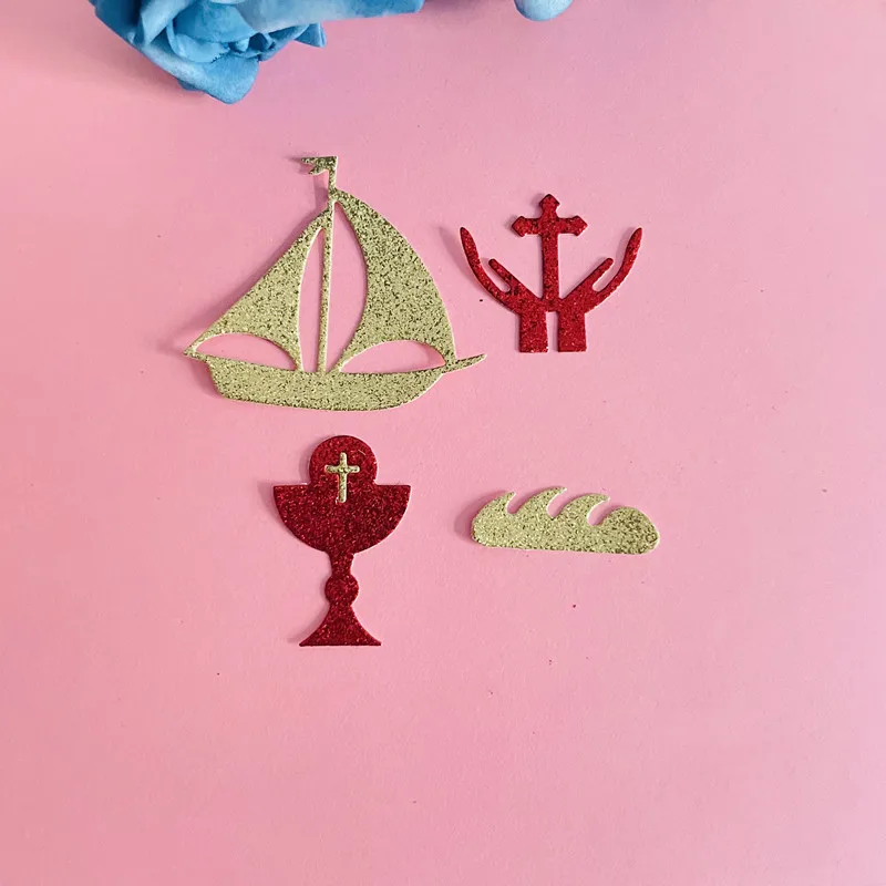 ihs holy grail cross sailboat decoration die Metal Cutting Dies DIY Scrapbook Paper Cards Embossing Craft Die Cut handmade craft