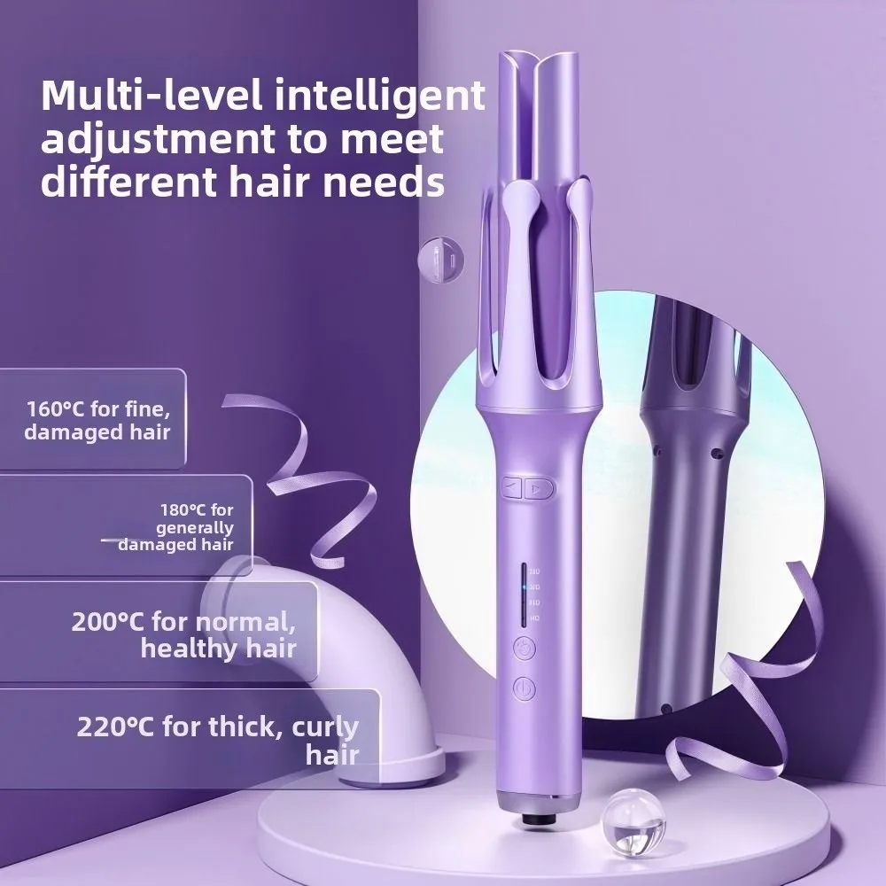 Professional 32mm Automatic Rotating Curler Fast Heating US Plug Electric Curler Big Wave Portable Styler Stick Hair Styling - Image 4