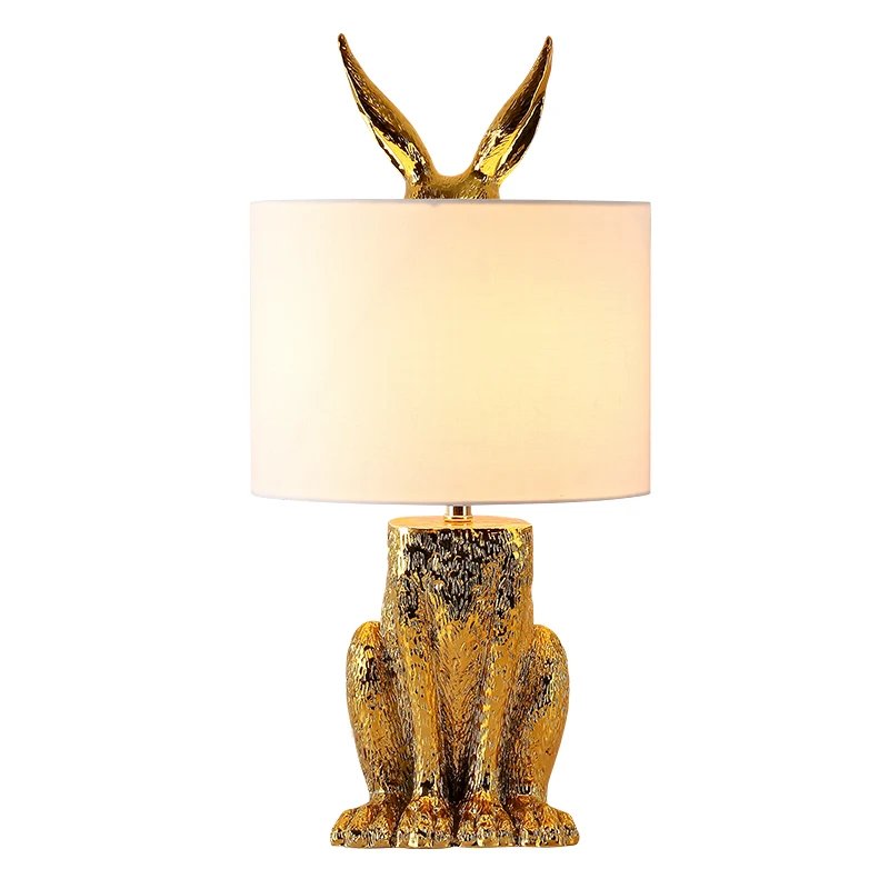 

YY Model Room Exhibition Hall Masked Rabbit Resin Creative Decorative Table Lamp