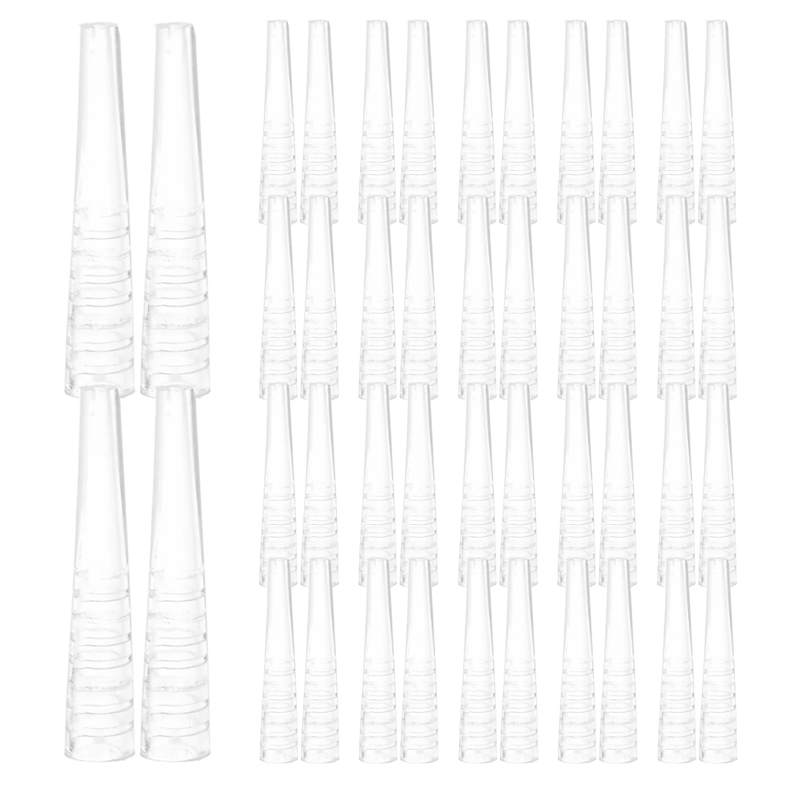 50pcs Eyelash Soft Silicone Tweezers Cover Case Anti Dust Non Slip Beauty Tools Tweezers Cap Makeup Accessories