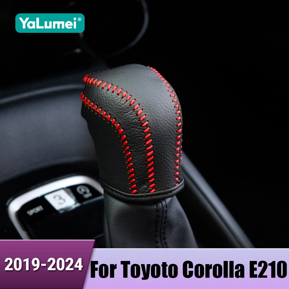 Auto Getriebe Kopf Schaltknauf Abdeckung Fall Getriebe Shift Kragen Für Toyota Corolla E210 2019 2020 2021 2022 2023 2024 hybrid Zubehör